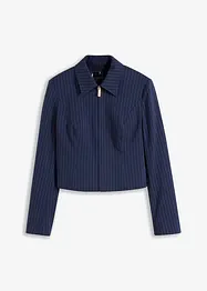 Korte blazer met krijtstrepen, bonprix