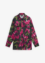 Satijnen blouse met print, bonprix