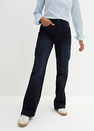 Cargo jeans met high waist comfortband, bonprix