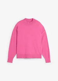 Fijngebreide oversized trui met opstaande kraag, bonprix