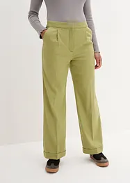 7/8 broek in wollen look met comfortband, bonprix