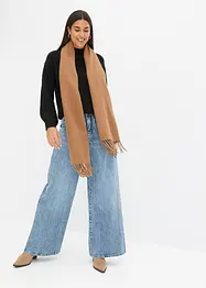 Wide leg jeans met high waist, bonprix