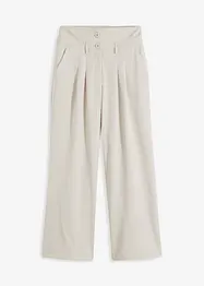 Wijd uitlopende broek met high waist, bonprix