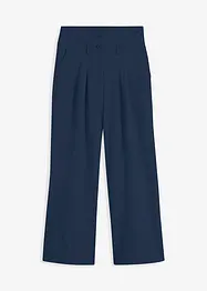Wijd uitlopende broek met high waist, bonprix