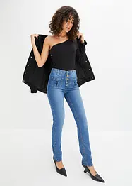 Straight jeans met high waist, bonprix