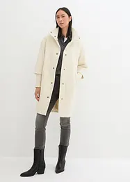 Korte coat in wollen look, bonprix