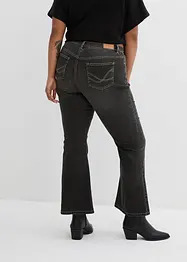 Flared jeans met high waist, bonprix