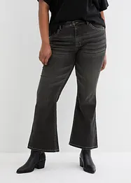 Flared jeans met high waist, bonprix