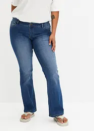 Flared jeans met low waist, bonprix