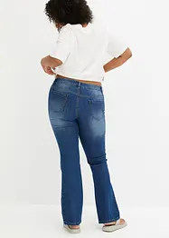 Flared jeans met low waist, bonprix