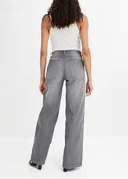 Wide leg jeans met high waist, bonprix