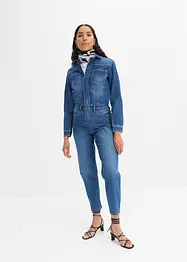 Jeans jumpsuit, barrel fit, bonprix