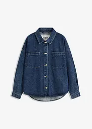 Oversized denim shacket, bonprix