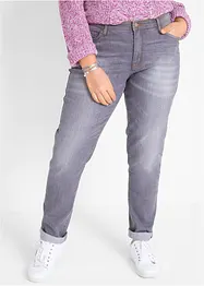 Comfort stretch mom jeans, mid waist, bonprix