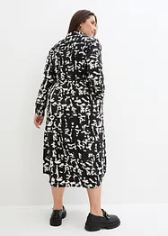 Oversized jurk met strikkoordjes, bonprix