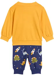 Baby longsleeve en sweatpants van biologisch katoen (2-dlg. set), bonprix