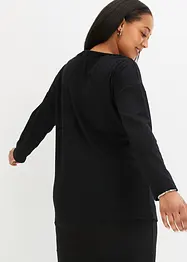 Asymmetrisch shirt met ritssluiting, bonprix