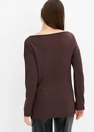 Asymmetrisch shirt met ritssluiting, bonprix