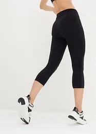 Ultrazachte sportlegging met zakken opzij, caprilengte, bonprix