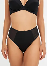 Taillestring met inzetstukken van mesh, bonprix