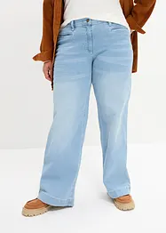 Flared Marlene Dietrich jeans, mid waist, bonprix