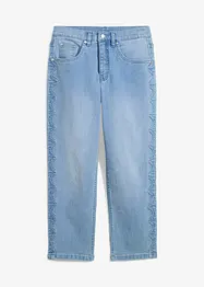 Capri jeans met sierstiksels, bonprix