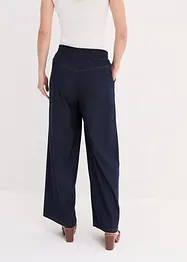 Jersey Marlene Dietrich broek in denim look, bonprix