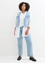 Mid waist stretch jeans, straight, bonprix