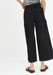 Cargo broek met contrastnaden, bonprix