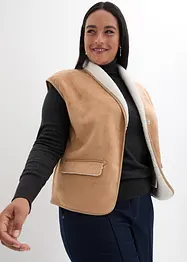 Imitatie lammy gilet, bonprix