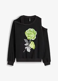 Sweater met bloemenprint, bonprix