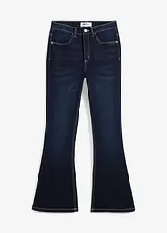 Flared stretch jeans met high waist, bonprix