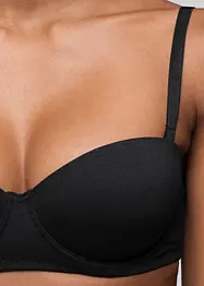 Strapless beugel bh (set van 2) met biologisch katoen, bonprix