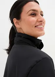 Lange outdoor softshell jas met teddyfleece, bonprix