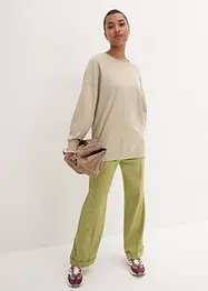 Oversized longsleeve met ballonmouwen, bonprix