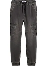 Jongens jeans met cargozakken, regular fit, bonprix