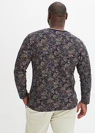 Henley shirt met lange mouwen, bonprix