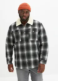 Overshirt met teddy kraag, bonprix