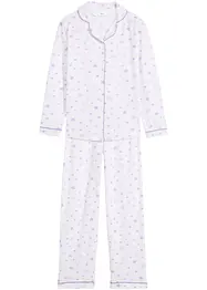 Meisjes pyjama met biologisch katoen (2-dlg. set), bonprix