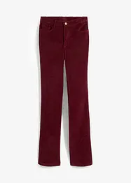 Flared stretch corduroy broek met high-waist comfortband, bonprix