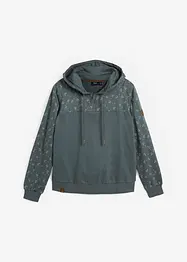 Hoodie met ritssluiting van biologisch katoen, bonprix