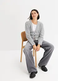 Wide leg jeans met high waist, bonprix