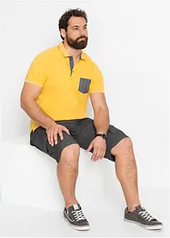 Chambray cargo bermuda loose fit, bonprix