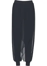 Broek met chiffon, bonprix