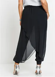 Broek met chiffon, bonprix