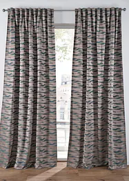 Jacquard gordijn met golven (1 stuk), bonprix