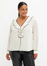 Blouse met volants, bonprix