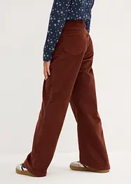 Meisjes corduroy broek, loose fit, bonprix