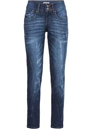 Mom jeans met mid waist, bonprix