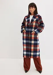 Lange oversized jas in wollen look, bonprix